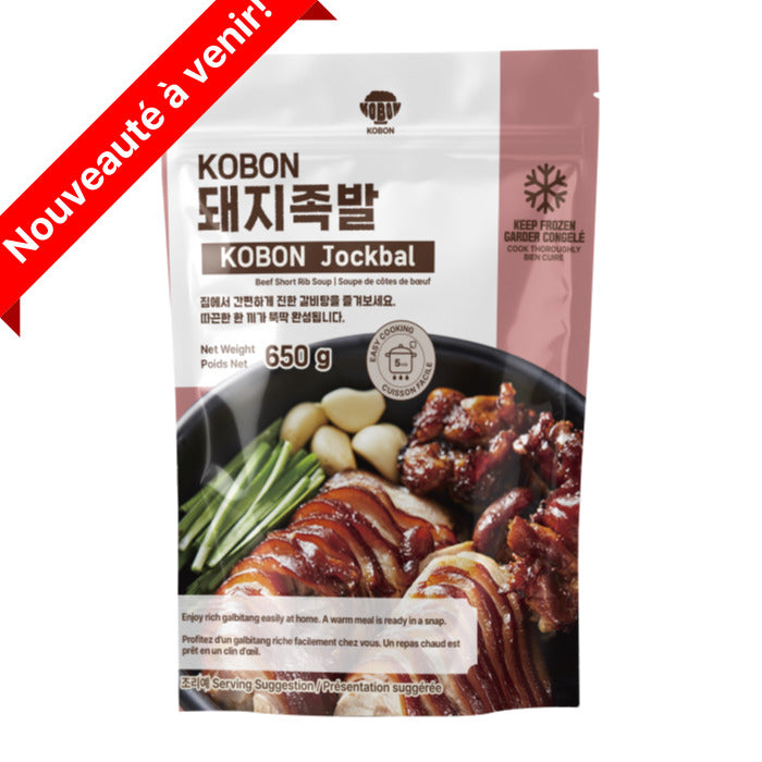 KOBON Braised Pig's Feet JOKBAL 650g (Français)